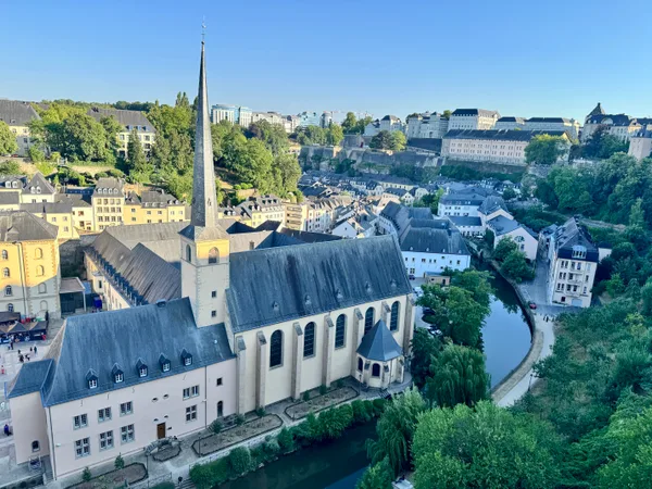 Luxembourg City — the old town from the casemates